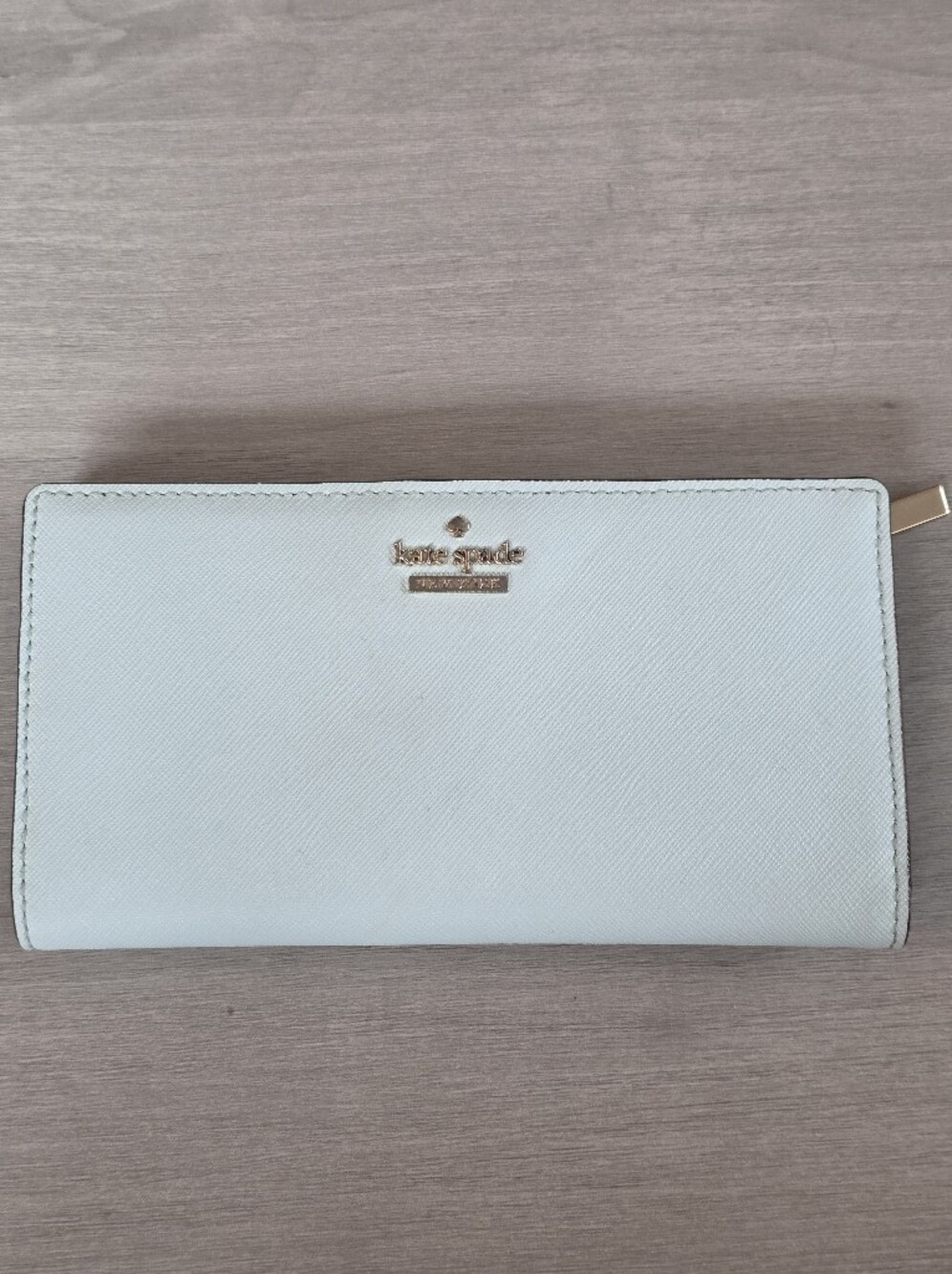 kate spade New York Light Blue Zip Wallet